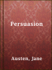 Book Cover for "Persuasion"
