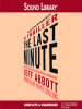 Book Cover for "The Last Minute"