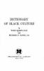 Book cover for "Dictionary of Black culture".