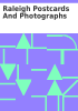 Book cover for "Raleigh postcards and photographs".