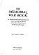 Book cover for "The memorial war book".
