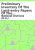 Book cover for "Preliminary inventory of the Land-entry papers of the General Land Office".